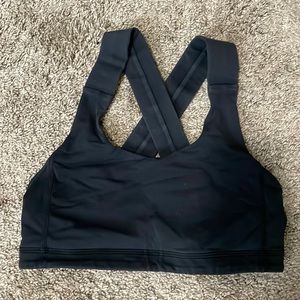Lululemon black sports bra